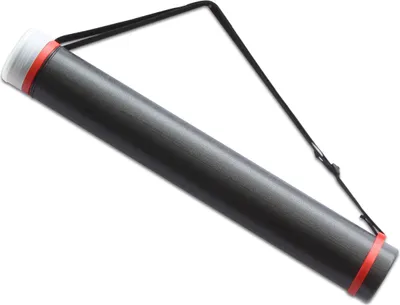 Produktbild von Zeichenrolle, Posterrolle Ø 8,5 cm, Transportrolle für Pläne, Plakate, Flipchart, 60 - 100 cm ausziehbar, DIN A2 – DIN A0 und größer, Schultergurt, stabiler Köcher