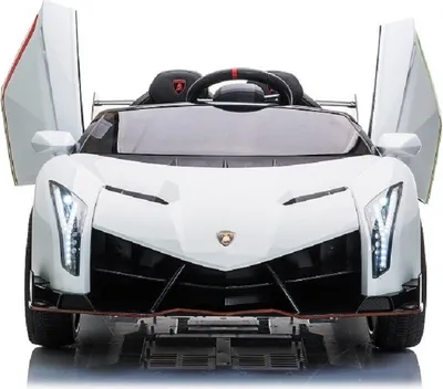 Immagine prodotto di ES-Toys auto elettrica per bambini Lamborghini Veneno 615B EVA pneumatici telecomando bianco