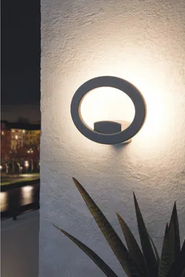 Produktbild von Eglo 96275 Emollio LED Außen-Wandleuchte 10W anthrazit weiss