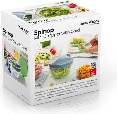 Produktbild von Manueller Mini-Zerkleinerer mit Seilzug Spinop InnovaGoods