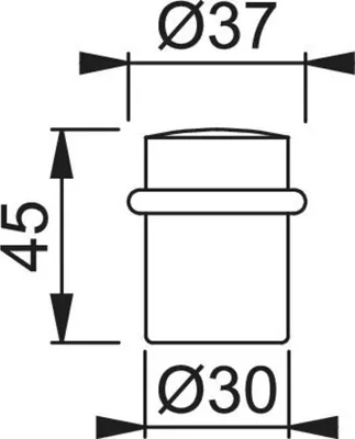 Produktbild von Boden-Türstopper E498, F69
