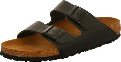 Produktbild von Birkenstock 051193 Uni Tieffussbett-Pantolette Arizona Schwarz, Schwarz, Gr. 41