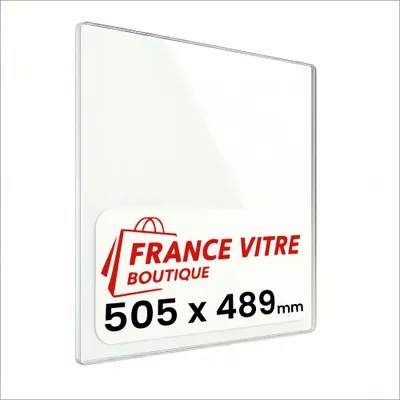 Kaminscheibe 505 × 489 × 4 mm