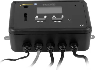 Produktbild von PCE Instruments PCE-WMM 100 CO2 Warnanlage für Kohlenstoffdioxid und Sauerstoff |Haupt- und Remoteeinheit| 0...50000 ppm