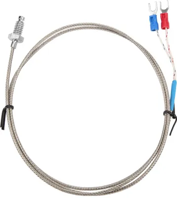 Image de 1M Length M6 BSW Screw Thread Temperature Measuring Probe K Type Thermocouple Cable