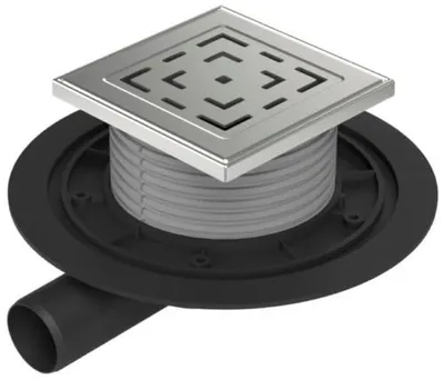 Image de Siphon latéral Chud?j D40, grille en acier inoxydable LABYRINTH L1 382 A