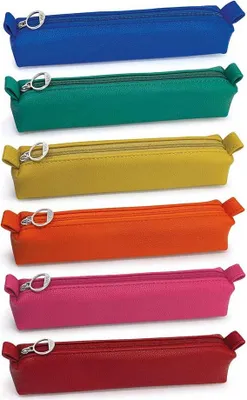 Obrázek produktu pro Lebez 81427, Měkké pouzdro na tužky, Polyuretan (PU), Různé barvy, Jednobarevný, Chlapec/děvče, Zip