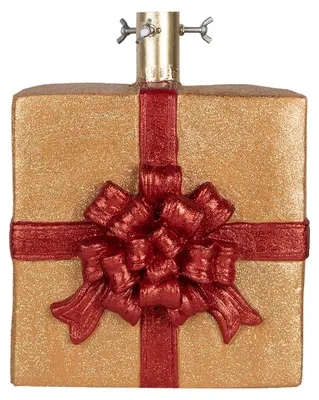Productafbeelding van Clayre & Eef kerstboomstandaard, cadeauverpakking, 26x25x32 cm, goudkleurig, keramiek