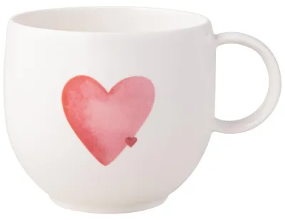 Produktbild von Villeroy & Boch With Love Henkelbecher Sending Love 290 ml