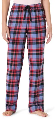 Produktbild von A. Essentials Damen Flanell Schlafhose Blau Mixed Tartan XXS