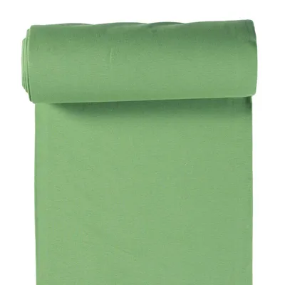 10m Rolle Bündchenstoff Uni 35/70cm Apfel