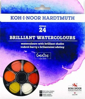 Produktbild von KOH-I-NOOR Brillian Wasserfarbe 19 stk