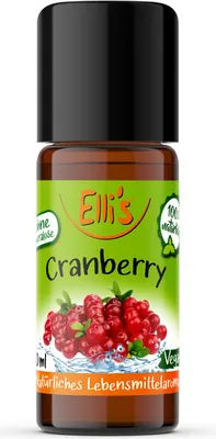Produktbild von Natürliches Lebensmittelaroma Cranberry 10 ml, flüssig