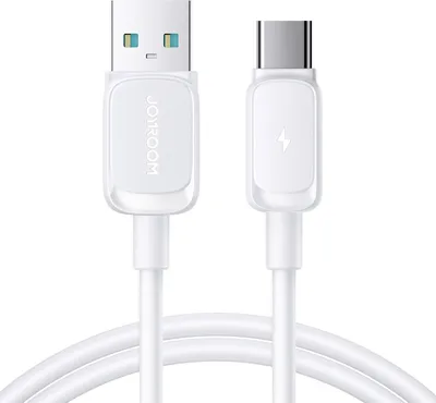 Zdjęcie produktu dla JOYROOM S-AC027A141W, 1,2 m, USB A, USB C, 4,8 Gbit/s, Biały