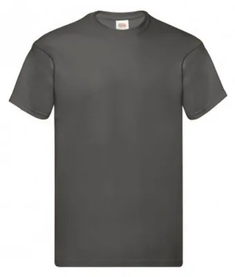 Produktbild von Screen Stars Fruit Of The Loom Original Herren T-Shirt, Kurzarm PC124 (XL) (Hellgraphit)