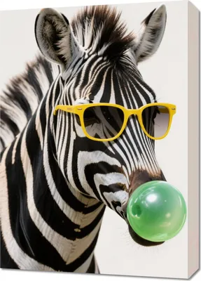 Obrázek produktu pro Obraz 50x70cm Retro Vintage do obývacího pokoje Zebra