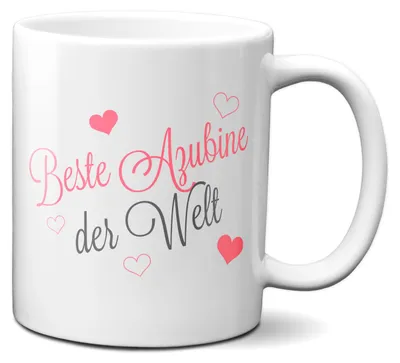 Produktbild von TassenKing Beste Azubine der Welt - Tasse mit Spruch / Kollegin / Arbeit / Geschenk-Idee / Büro