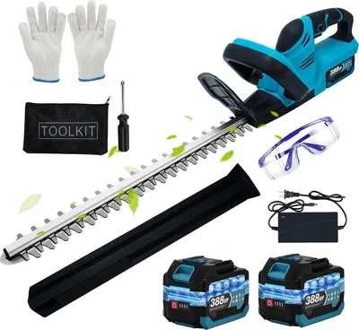 Produktbild von Akku Heckenschere, Heckenschneider, Elektrische Heckenschere, Mit 2 Akkus & Ladegerät