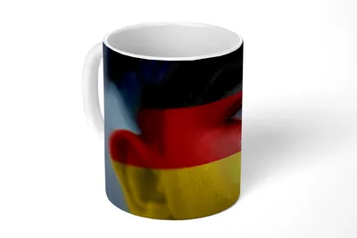 Produktbild von KitchenYeah® Tasse Kaffeetasse Kaffeebecher 350 ml Flagge von Deutschland Teetasse - Fototasse - Becher - Keramikbecher - Teebecher - Kaffeetasse - Bürotasse