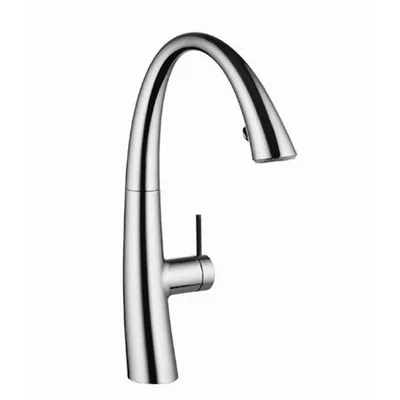 Immagine prodotto di KWC Zoe 2, miscelatore per lavello, finitura acciaio inox, alta pressione