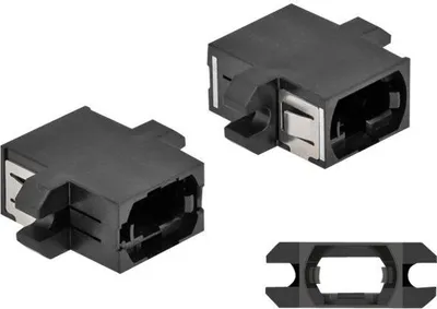 Produktbild von Delock LWL Kupplung MPO Buchse zu MPO Buchse schwarz