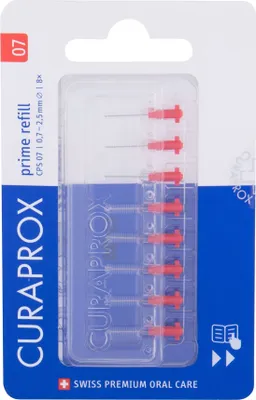 Obrázok produktu pre Curaprox CPS 07 Prime refill, szczoteczka, 8 sztuk