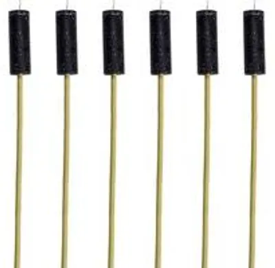 Produktbild von Cactula Stabkerzen – Schwarz – 6 Stück