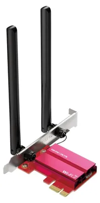 Image de Carte Réseau Mercusys MA37BE BE6500 Tri-Band WiFi 7 Bluetooth 5.4