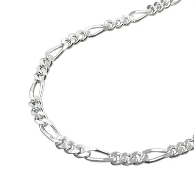 Produktbild von Armband 2mm Figarokette Silber 925 19cm silber 2mm