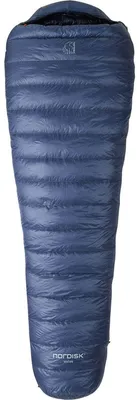 Produktbild von Nordisk Unisex Schlafsack Walløe ±0° Mummy Sleeping Bag Blau
