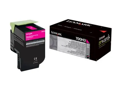 Productafbeelding van Toner LEXMARK 70C0H30 voor CS410N, magenta