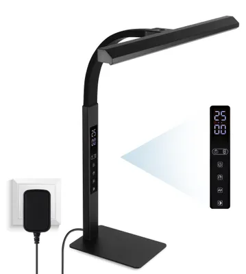 Produktbild von KAYSENSUK LED Schreibtischlampe mit Pomodoro‑Timer, 5 Farbtemperaturen
