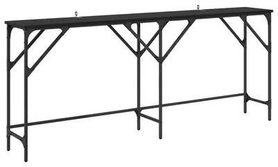 Obrázek produktu pro Konzolový stolek Černý dub 180 x 30 x 75 cm kompozitní dřevo