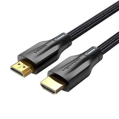 Produktbild von Vention AAUBH, 2 m, HDMI Typ A (Standard), HDMI Typ A (Standard), 3D, 48 Gbit/s, Schwarz