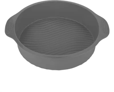 Produktbild von 9 Zoll Runde Kuchenform aus Silikon, Runde Form, Verschiedene Backform für Ofen, Kuchenform, Antihaftform Zum Backen von Backformen, Zubehör, 22,9 Cm(Grau)