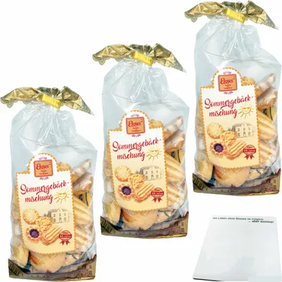 Produktbild von Esser Sommergebäckmischung 3er Pack (3x250g Beutel) + usy Block