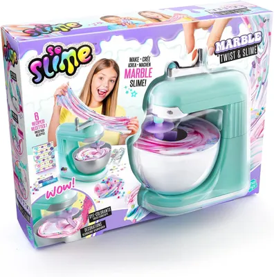 Productafbeelding van SSC 229 DIY Marble Slime met kralen voor decoraties - Maak je eigen geurende slijm met de marmeren slijmmixer