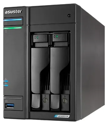 Image de Asustor NAS ASUSTOR AS6702T v2 X 2HDD/SSD 3.5″/2.5″SATA3 6GB/S -NO HD- QC 2.0GHZ-4GB DDR4-2P 5G-4XM.2 NVME 1P USB3.2 Type A-GAR.3 ANNI