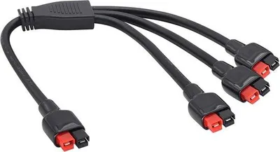 Productafbeelding van Splitters Anderson Solar Panel 36 cm - 14AWG 1 naar 3 - Zwart - Ideaal voor draagbare RV zonnegeneratoren