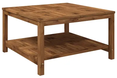 Productafbeelding van Salontafel Naturel 80,5 x 80 x 45 cm Massief Acaciahout