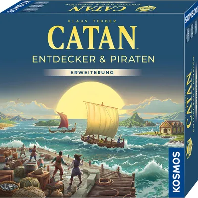 Produktbild von Kosmos CATAN - Entdecker & Piraten, Brettspiel, (Erweiterung)