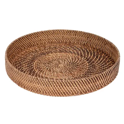 Produktbild von Traditionelles Tablett LOMBOK aus Ketak Natural 50cm Handarbeit