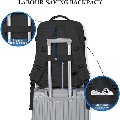 Produktbild von Famanu Handgepäck Tasche - Leichtgewicht Handgepäck für EasyJet