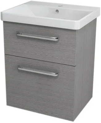 Immagine prodotto di Base THEIA 56,4x70x44,2cm, 2xcassetti, aree argento