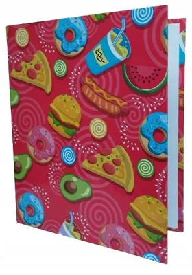 Produktbild von Penmate Aktenordner A5 2 Ringe Motiv FOOD