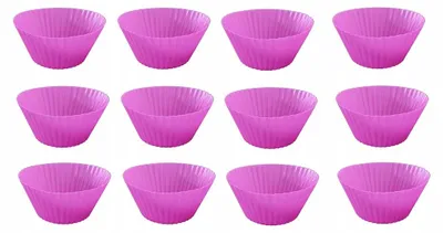 Produktbild von Silikon-Backformen für Muffins Cupcakes 12er Set