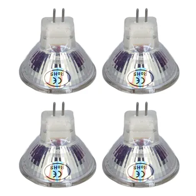 Immagine prodotto di 4x MR11 Lampada LED 5W 500lm, bianco caldo, 15 LED, base a 2 pin, ricambio per faretti, illuminazione paesaggistica