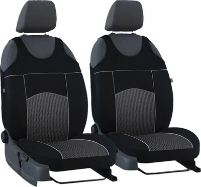 Immagine prodotto di Coprisedili auto Coprisedili universali per auto 1+1 anteriore Grigio Auto Set di 2