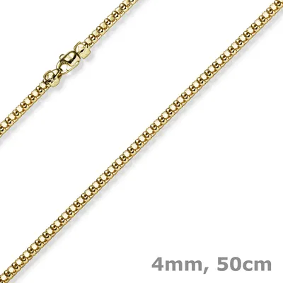 4mm-Phantasiekette-aus-585-Gelbgold-50cm