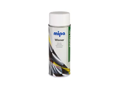 Produktbild von Mipa Autolack Gewinner Acryllack Weiß matt 400 ml